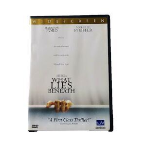 What Lies Beneath DVD 2000 Movie Thriller Harrison Ford Michelle Pfeiffer PG 13